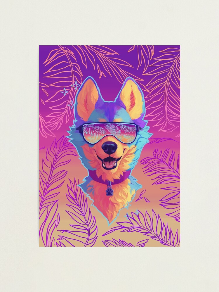 Alternate view of sparkle dog Photographic Print
