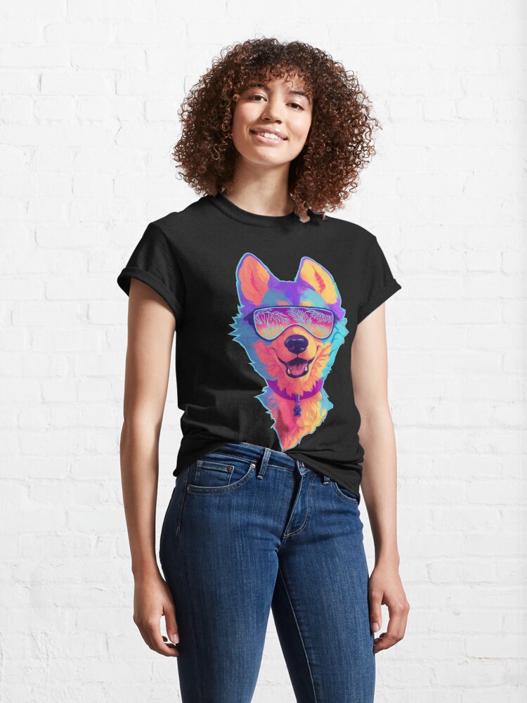 Alternate view of sparkle dog Classic T-Shirt