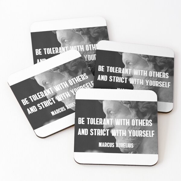 Item preview, Stoic Quote on Tolerance by Marcus Aurelius designed and sold by jutulen.