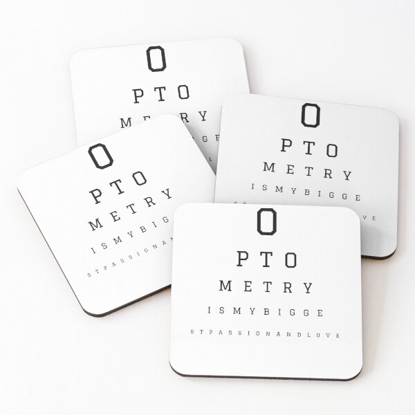 Item preview, Optomery optometrist love ophtalmology text snellen chart designed and sold by Etniczna.