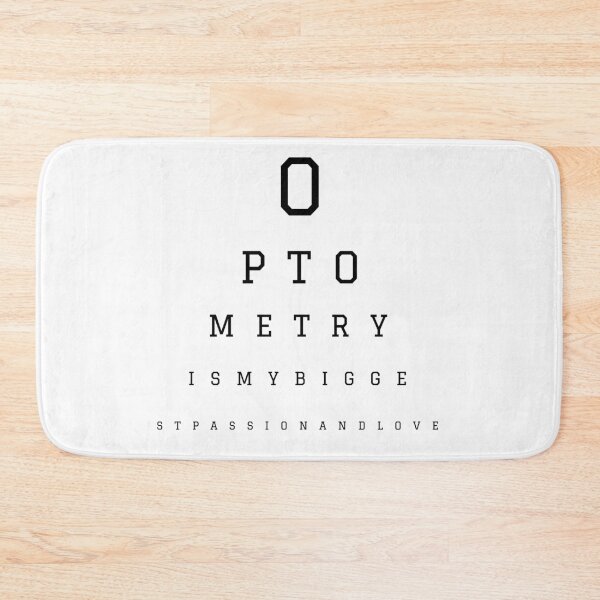 Item preview, Optomery optometrist love ophtalmology text snellen chart designed and sold by Etniczna.
