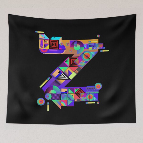 Item preview, Colorful Alphabet, Letter Z designed and sold by Space-Bug.