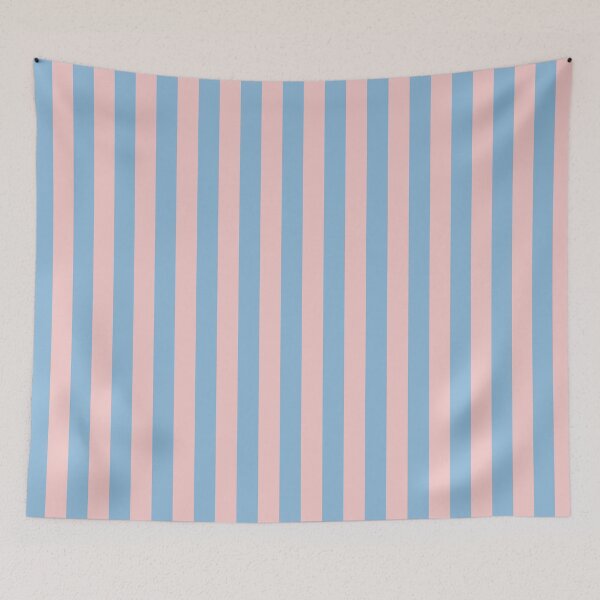Item preview, Pink and Blue Classic Stripe Pattern  designed and sold by redjaygraphics.