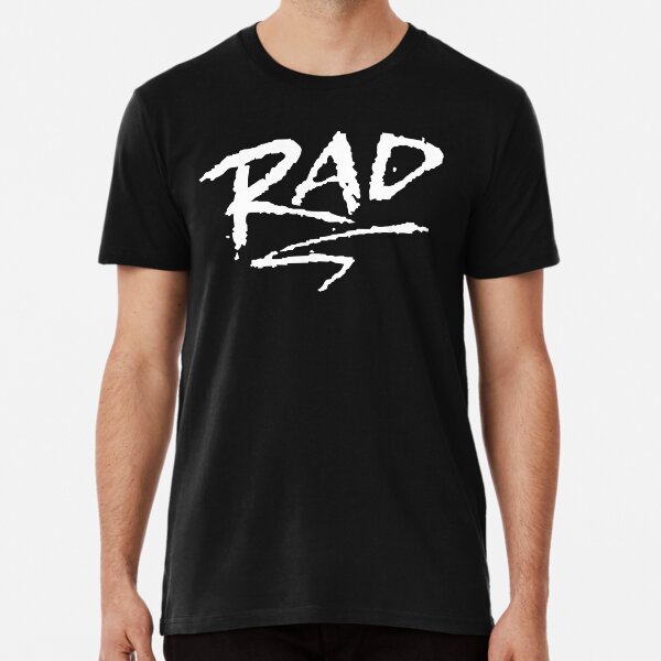 Rad Logo - WHITE INK Premium T-Shirt