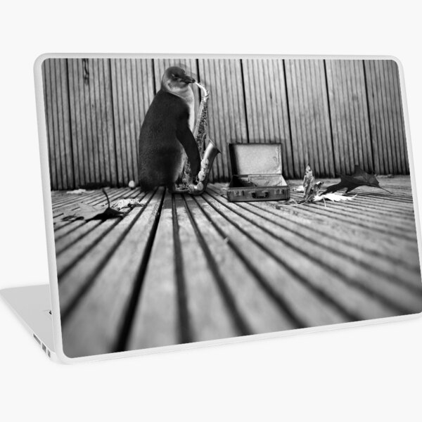 Straßenmusiker Laptop Folie