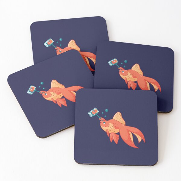 Item preview, Selfie Goldfisch macht ein Foto designed and sold by DerSenat.