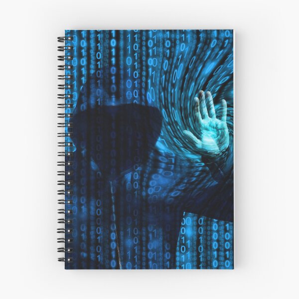 Item preview, Hooded hacker manipulates a computer program  designed and sold by NerdySherds.