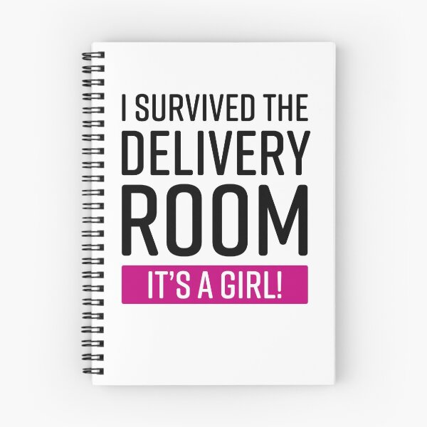 Item preview, I survived the Delivery Room It's a Girl Funny designed and sold by ccdesign42.