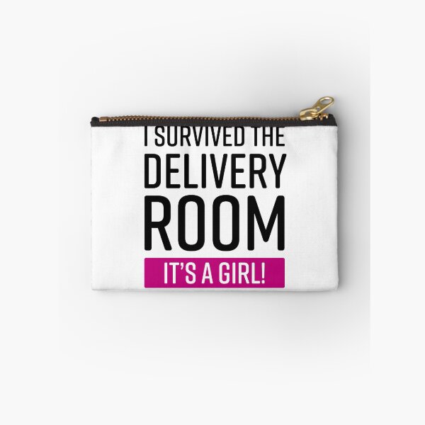 Item preview, I survived the Delivery Room It's a Girl Funny designed and sold by ccdesign42.