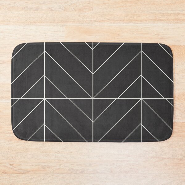 Item preview, Black Chevron Tile Pattern designed and sold by the-outfoxed.