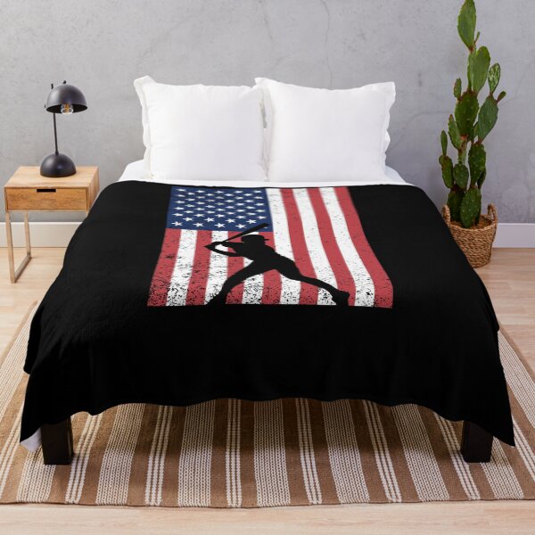 Item preview, Baseball American Flag designed and sold by TopDawgDesigns.