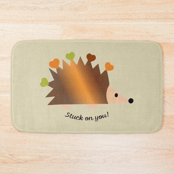 Item preview, Stuck on You Hedgehog and Hearts designed and sold by Hedgie Designs.
