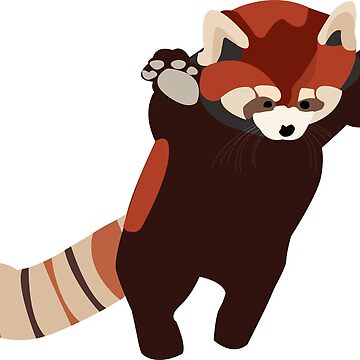 Artwork thumbnail, Jumping Red Panda by Winston09