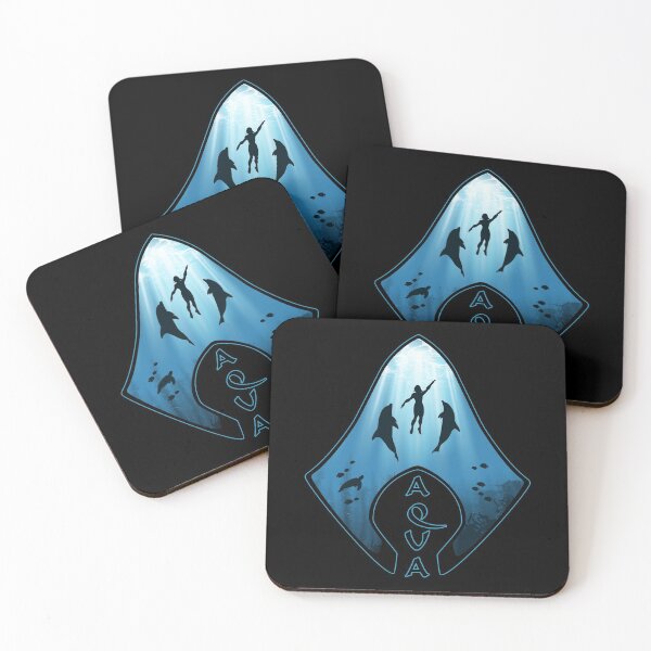 Item preview, Free divers and dolphins designed and sold by NicGrayGraphic.