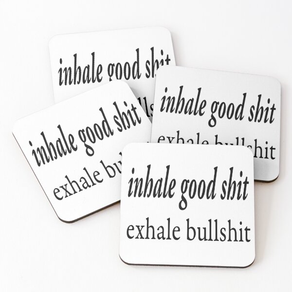 Item preview, Inhale Good Shit, Exhale Bullshit yoga top designed and sold by PetrKad.