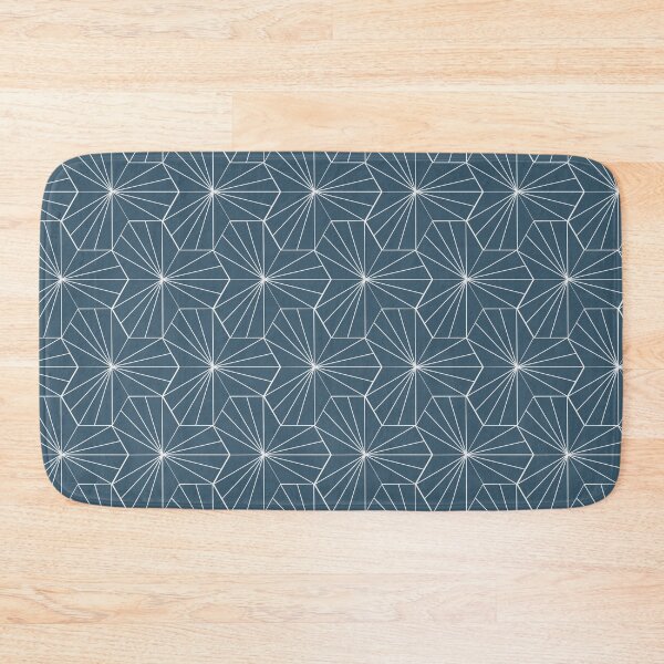 Item preview, Blue Dandelion Hex Tile designed and sold by the-outfoxed.