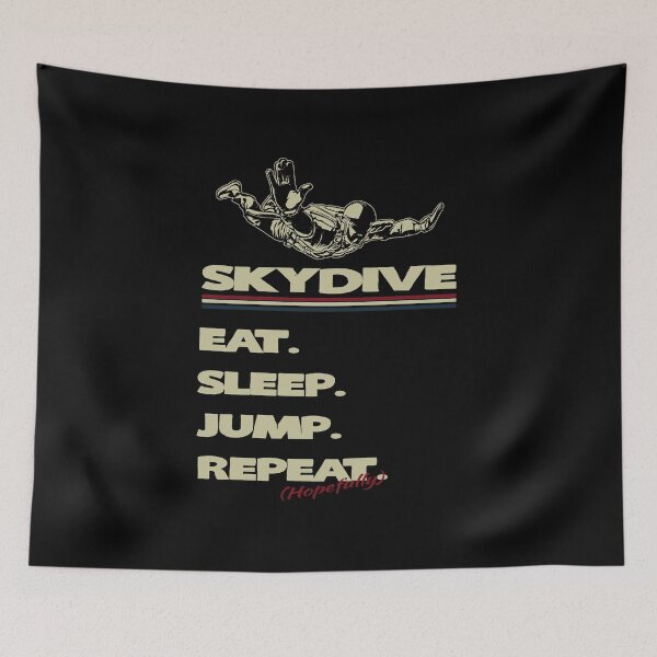 Item preview, Eat Sleep Jump Hopefully Repeat designed and sold by KoolMoDee.