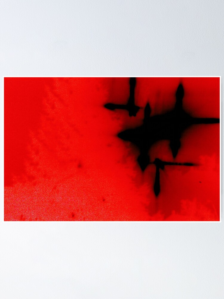 Thumbnail 1 of 3, Poster, black cross designed and sold by cloude-vigal.