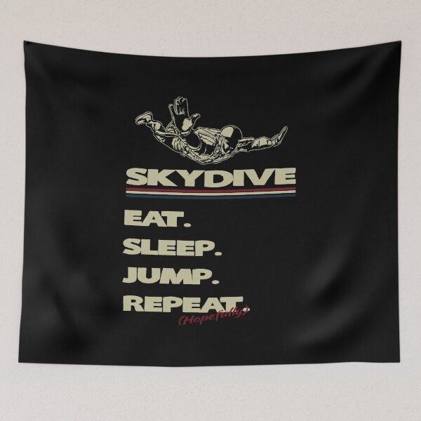 Item preview, Eat Sleep Jump Hopefully Repeat designed and sold by KoolMoDee.