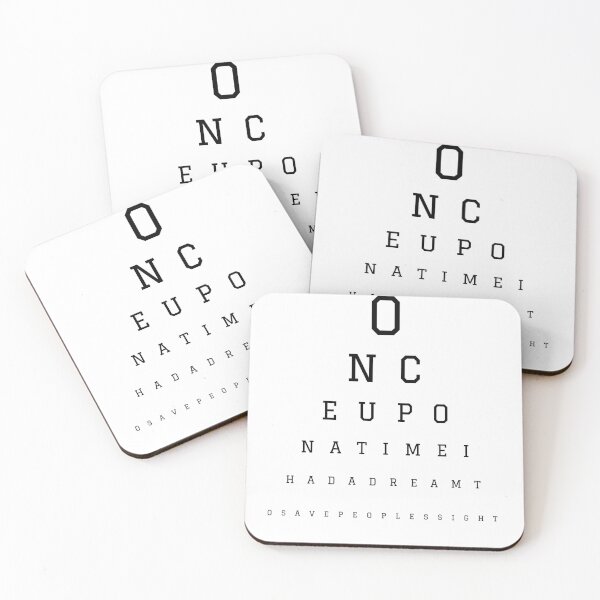 Item preview, Optometry Passion student optician text Snellen chart designed and sold by Etniczna.