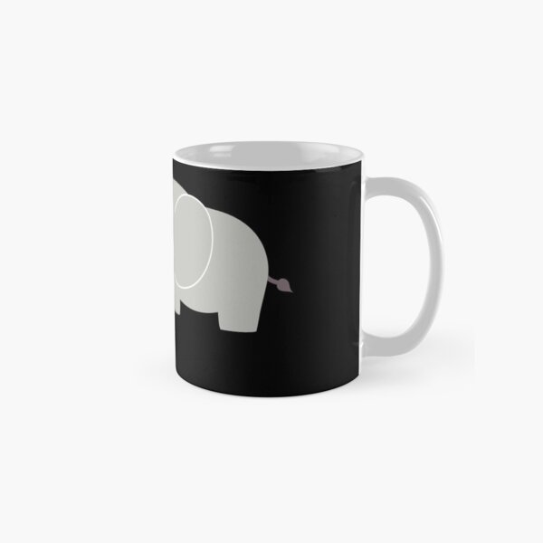 Baby and parent elephant with heart Classic Mug