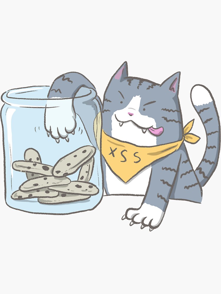 Thumbnail 3 of 3, Sticker, Cookie Thief designed and sold by deniseyu.