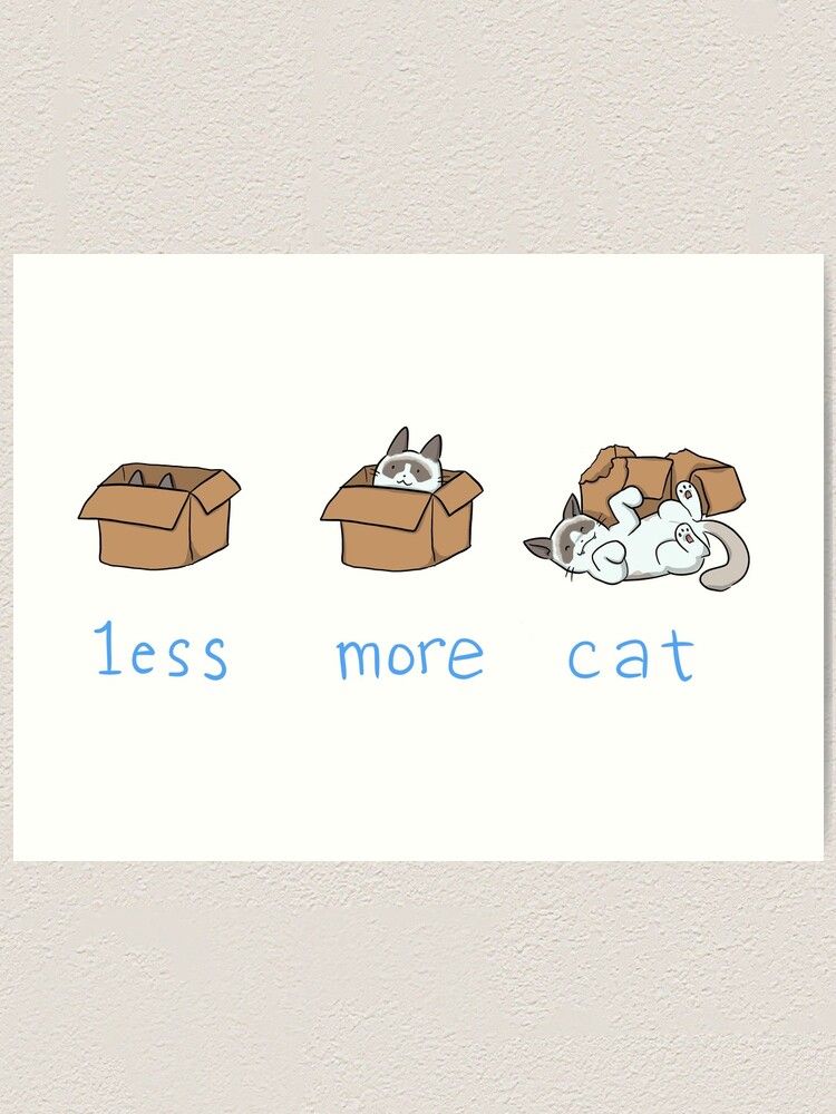 Alternate view of Less is more Art Print