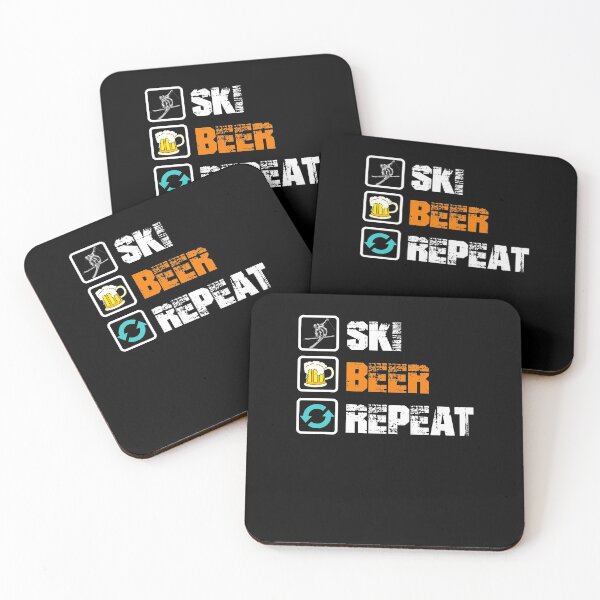 Item preview, Ski Beer Repeat designed and sold by TopDawgDesigns.