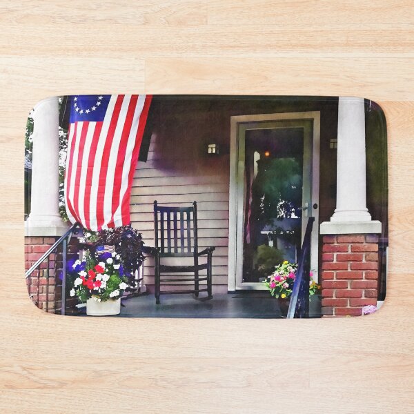 Item preview, House with Betsy Ross Flag designed and sold by Susan Savad.