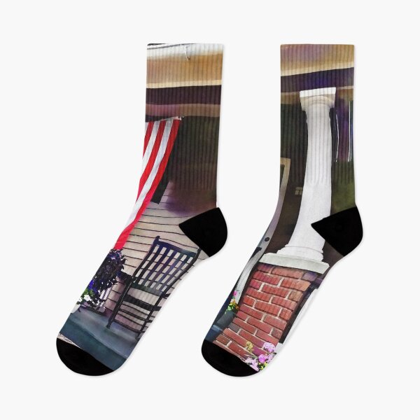 Item preview, House with Betsy Ross Flag designed and sold by Susan Savad.