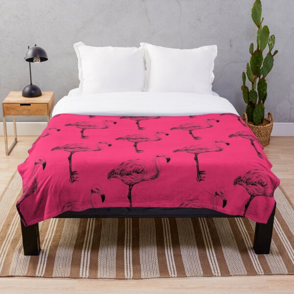 Aperçu de l'œuvre Flamingo Animal Portrait (version monochromatique) créée et vendue par MMMSdesigns.