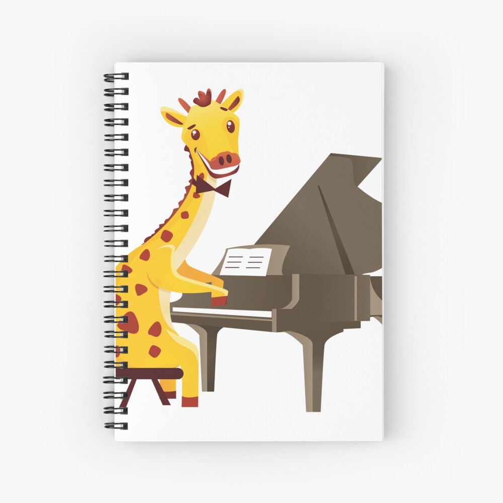 Lustige Giraffe Die Musik Mit Flugel Spielt Kunstdruck Von Berlinrob Redbubble