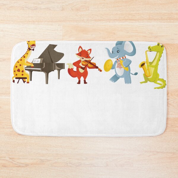 Item preview, Animal band playing music designed and sold by Cute Art Design.