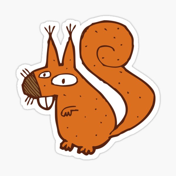 Item preview, Cute cartoon squirrel designed and sold by Cute Art Design.