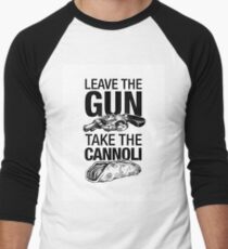 Leave the Gun Take the Cannoli Men's Baseball ¾ T-Shirt
