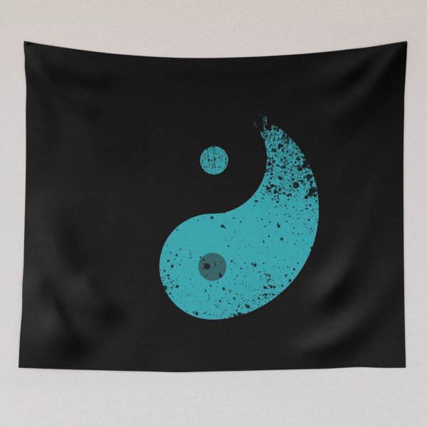 Item preview, Yin Yang- Blue symbol designed and sold by Rebellion-10.