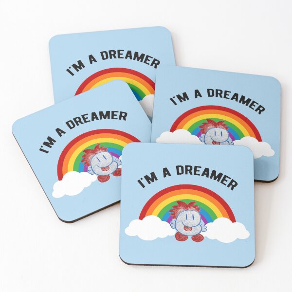Item preview, I'm A Dreamer - Spike on Rainbow - Bachewy Dream Adventures designed and sold by StampCity.