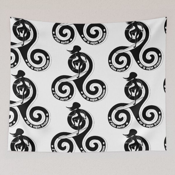 Item preview, Surf the Breton wave (women's version) designed and sold by Comunclic.