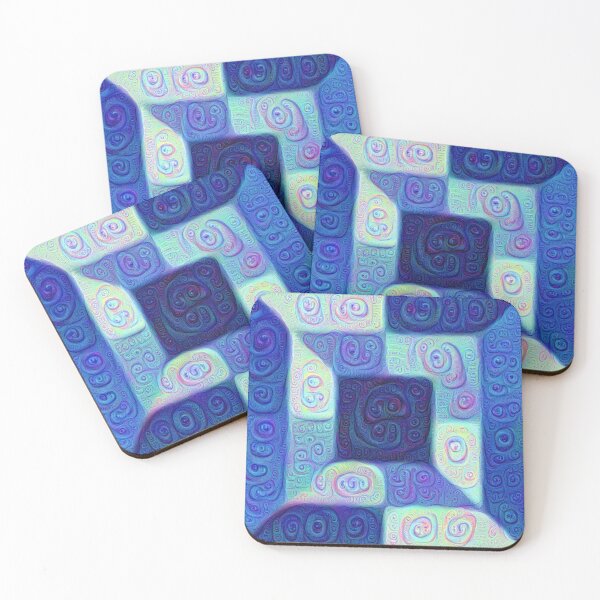 Item preview, DeepDream Color Squares Visual Areas 5x5K v15 designed and sold by blackhalt.