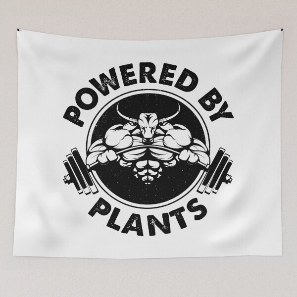 Item preview, Plant powered Vegan workout designed and sold by ReignGFX.