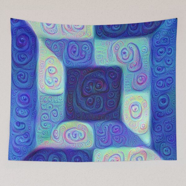 Item preview, DeepDream Color Squares Visual Areas 5x5K v15 designed and sold by blackhalt.