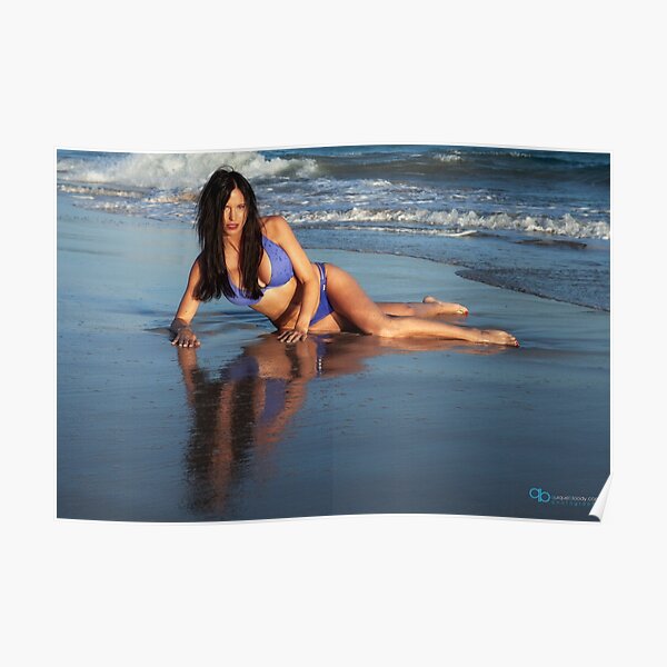 Bikini Beach Girl Poster