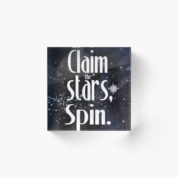 claim the stars Acrylic Block