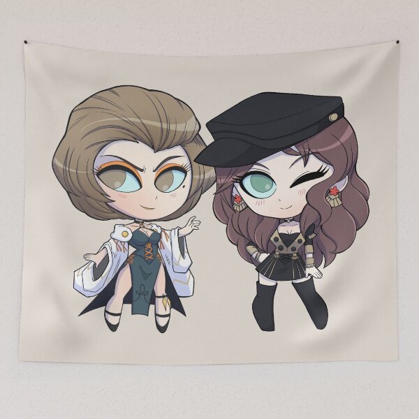 Item preview, Manuela and Dorothea - Fire Emblem Three Houses - Chibi Cuties designed and sold by kickgirl.
