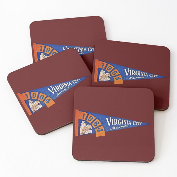 Item preview, Vintage Virginia City, Montana Souvenir Banner designed and sold by FuzzyHoney.