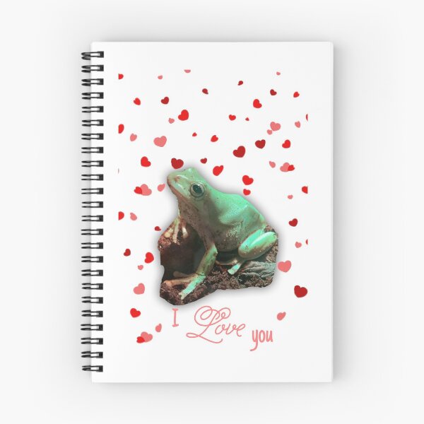 Item preview, I love you-Dumpy Tree Frog Greeting Card designed and sold by harrykiwi.