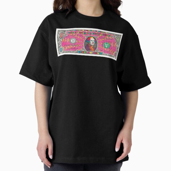 Funny Money One Dollar George Washington (Radiating) Oversized T-Shirt