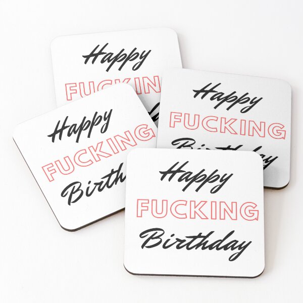 Item preview, Happy fucking birthday designed and sold by Jellybeancreate.