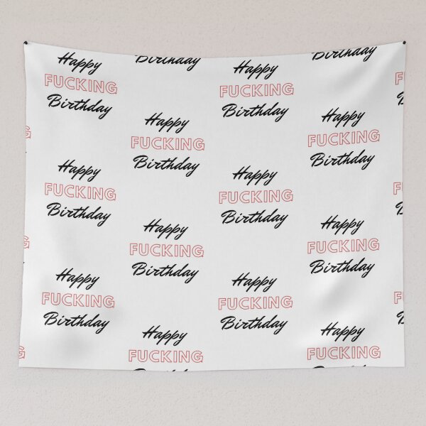 Item preview, Happy fucking birthday designed and sold by Jellybeancreate.