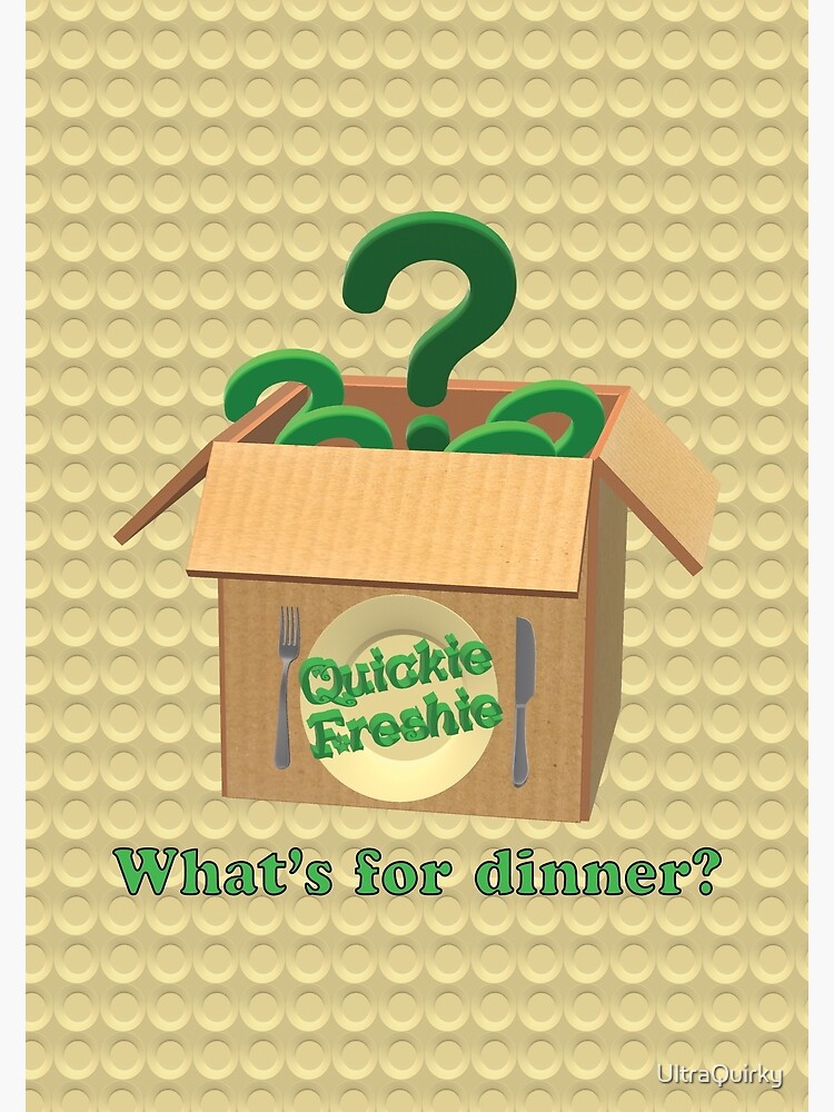 What’s for dinner? Cooking in the 21st Century. by UltraQuirky